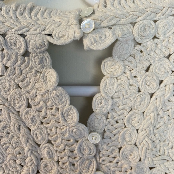 Sea New York Ivory Crochet-Top Maxi Dress - Picture 9 of 13